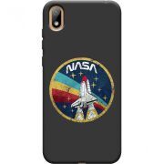 Черный чехол Uprint Huawei Y5 2019 NASA