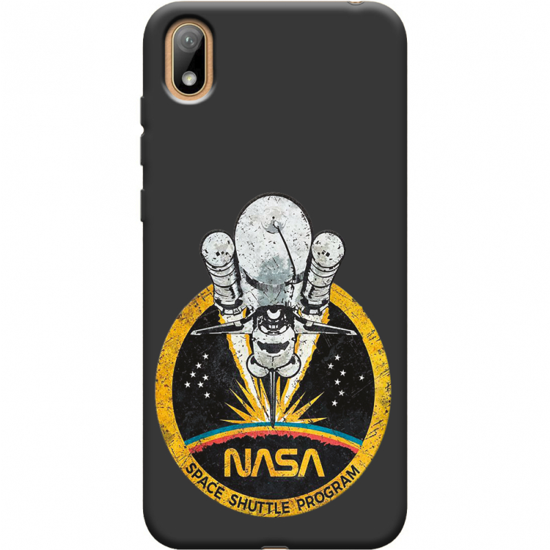 Черный чехол Uprint Huawei Y5 2019 NASA Spaceship