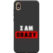 Черный чехол Uprint Huawei Y5 2019 I'm Crazy