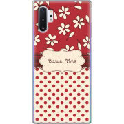 Чехол Uprint Samsung N975 Galaxy Note 10 Plus Именной Polka Dots