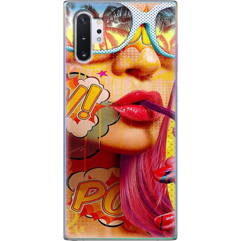 Чехол Uprint Samsung N975 Galaxy Note 10 Plus Yellow Girl Pop Art