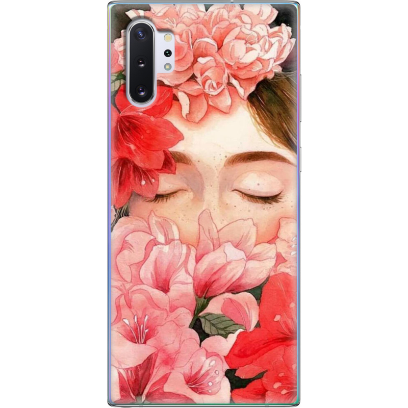 Чехол Uprint Samsung N975 Galaxy Note 10 Plus Girl in Flowers