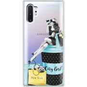 Прозрачный чехол Uprint Samsung N975 Galaxy Note 10 Plus City Girl