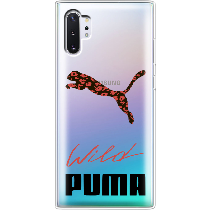 Прозрачный чехол Uprint Samsung N975 Galaxy Note 10 Plus Wild Cat