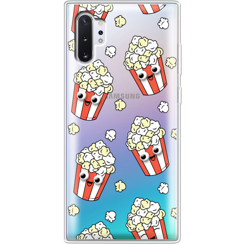 Прозрачный чехол Uprint Samsung N975 Galaxy Note 10 Plus с 3D-глазками Popcorn