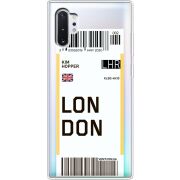 Прозрачный чехол Uprint Samsung N975 Galaxy Note 10 Plus Ticket London