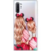 Прозрачный чехол Uprint Samsung N975 Galaxy Note 10 Plus Mouse Girls