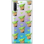 Прозрачный чехол Uprint Samsung N975 Galaxy Note 10 Plus Pattern Baby Yoda