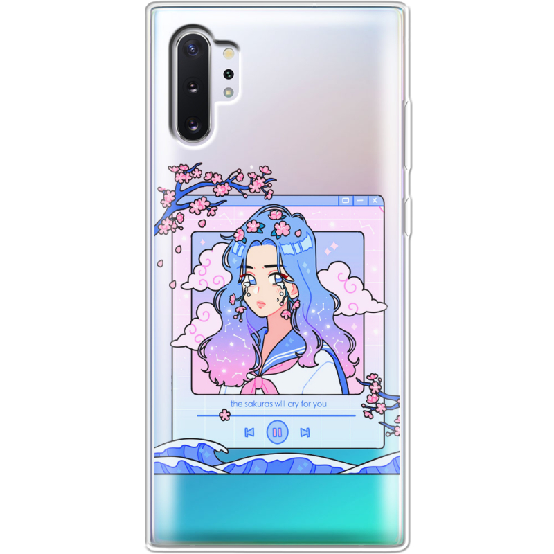 Прозрачный чехол Uprint Samsung N975 Galaxy Note 10 Plus The Sakuras Will Cry For You