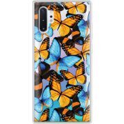 Прозрачный чехол Uprint Samsung N975 Galaxy Note 10 Plus Butterfly Morpho