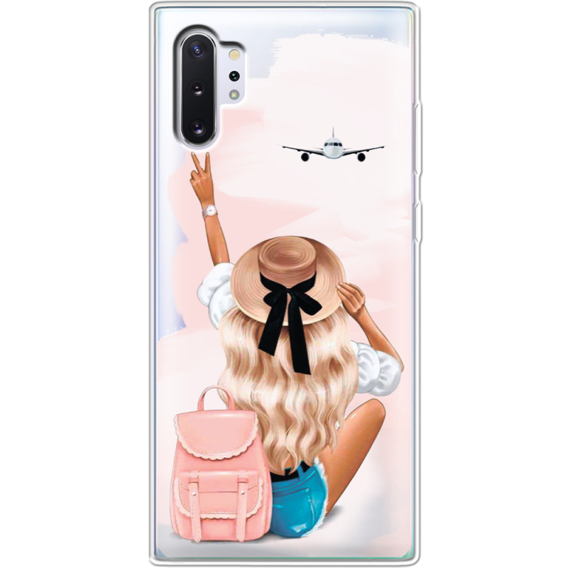 Прозрачный чехол Uprint Samsung N975 Galaxy Note 10 Plus Travel Girl