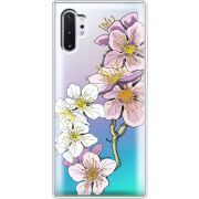 Прозрачный чехол Uprint Samsung N975 Galaxy Note 10 Plus Cherry Blossom