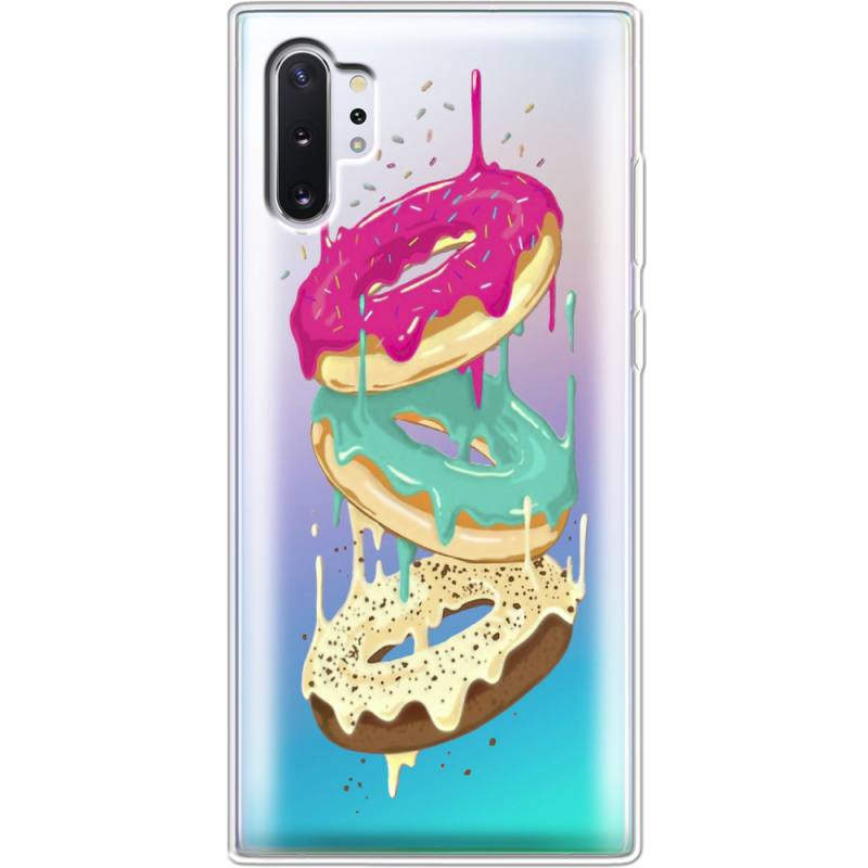 Прозрачный чехол Uprint Samsung N975 Galaxy Note 10 Plus Donuts