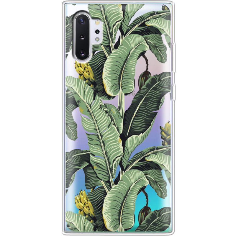 Прозрачный чехол Uprint Samsung N975 Galaxy Note 10 Plus Banana Leaves