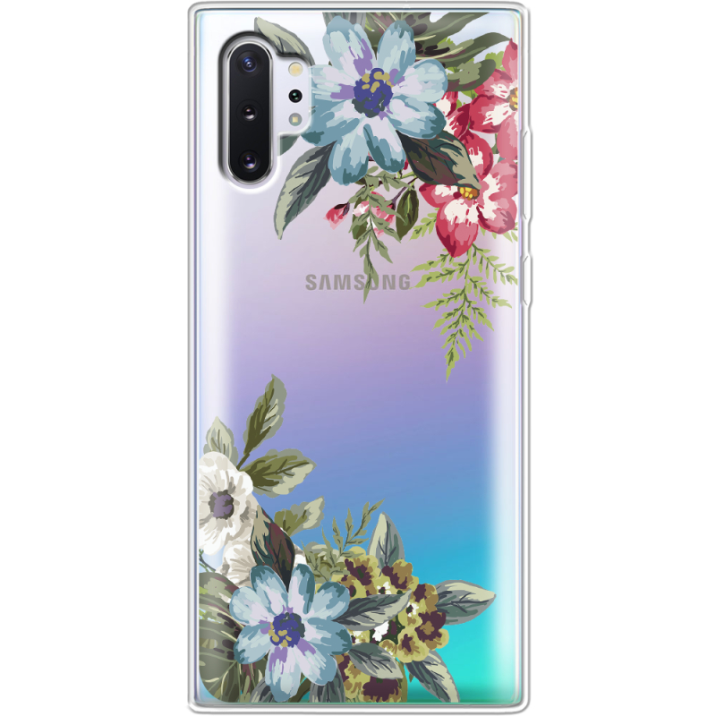 Прозрачный чехол Uprint Samsung N975 Galaxy Note 10 Plus Floral