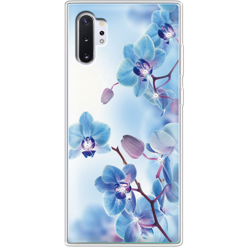 Чехол со стразами Samsung N975 Galaxy Note 10 Plus Orchids