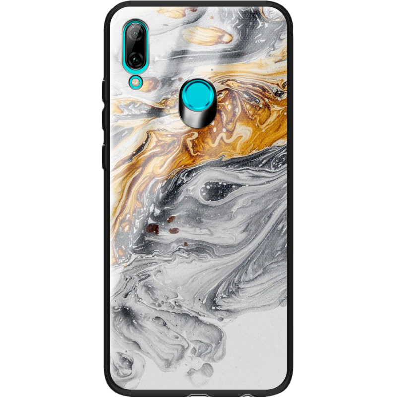 Защитный чехол BoxFace Glossy Panel Huawei P Smart 2019 Gold With Silver