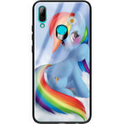 Защитный чехол BoxFace Glossy Panel Huawei P Smart 2019 My Little Pony Rainbow Dash