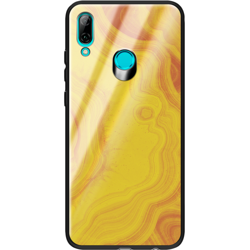 Защитный чехол BoxFace Glossy Panel Huawei P Smart 2019 Yellow Marble