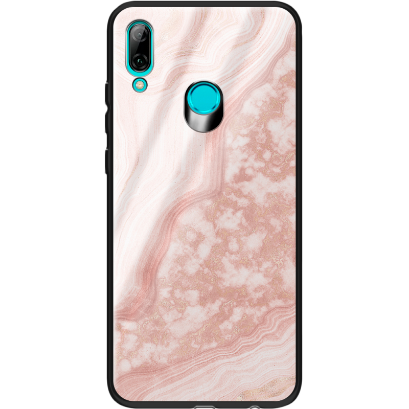 Защитный чехол BoxFace Glossy Panel Huawei P Smart 2019 Pink Marble