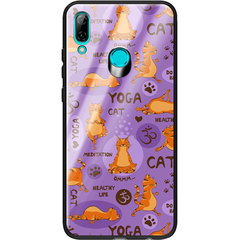 Защитный чехол BoxFace Glossy Panel Huawei P Smart 2019 Yoga Cat