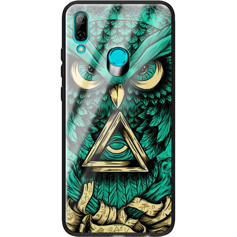 Защитный чехол BoxFace Glossy Panel Huawei P Smart 2019 Masonic Owl