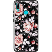 Чехол Prizma Uprint Huawei P Smart 2019 Roses on Black