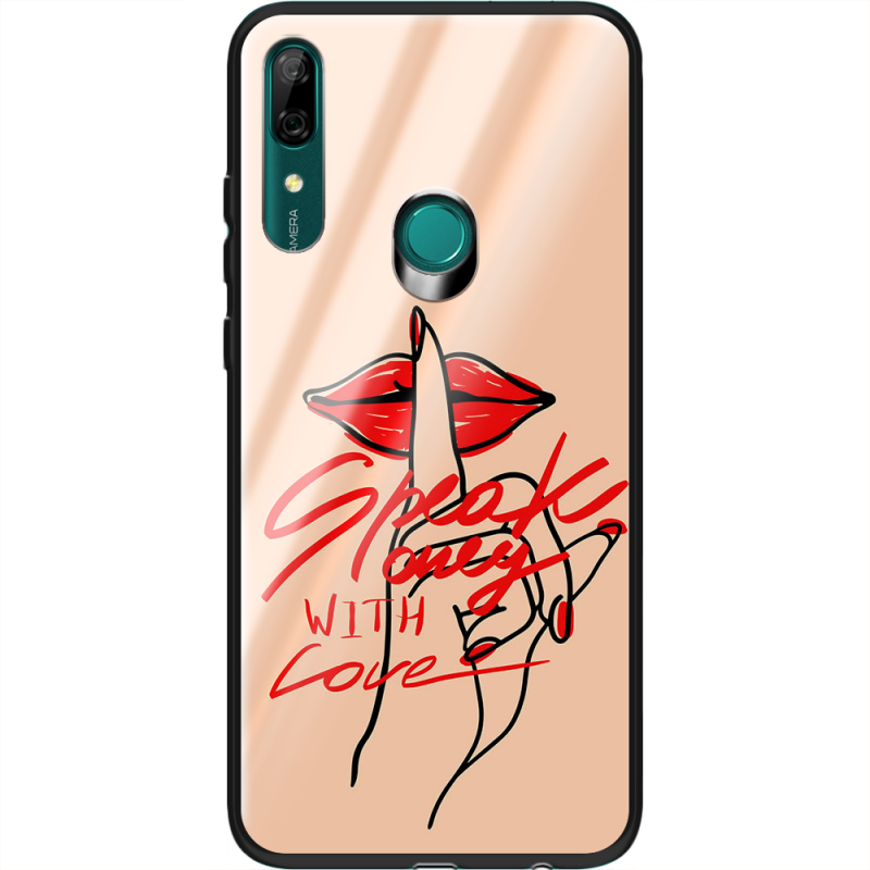 Защитный чехол BoxFace Glossy Panel Huawei P Smart Z Speak Only Whith Love