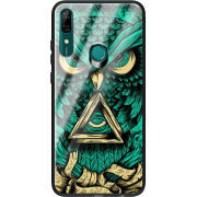 Защитный чехол BoxFace Glossy Panel Huawei P Smart Z Masonic Owl