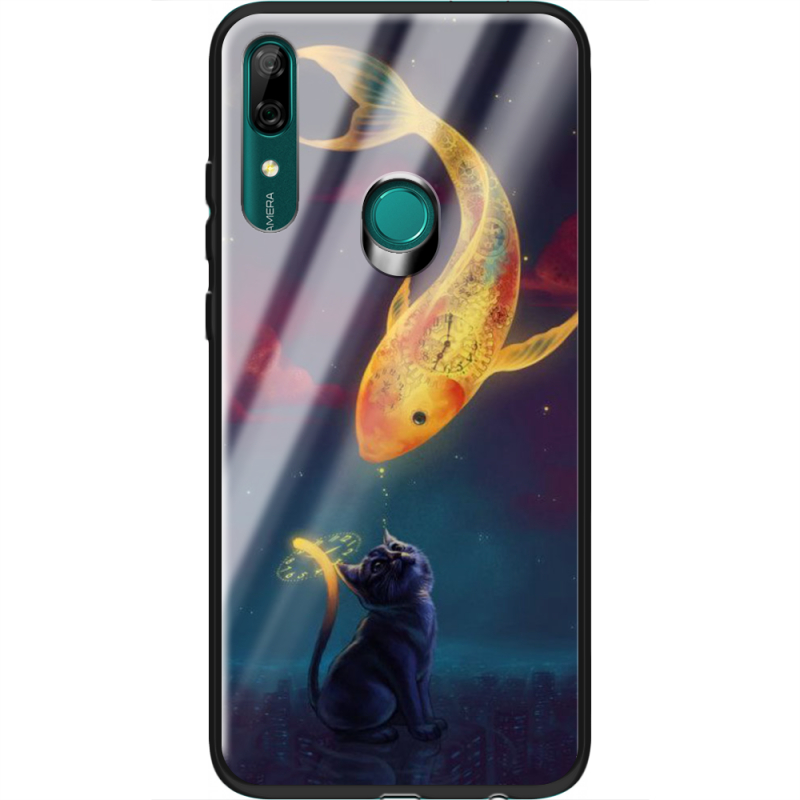 Защитный чехол BoxFace Glossy Panel Huawei P Smart Z Kitten And Fish