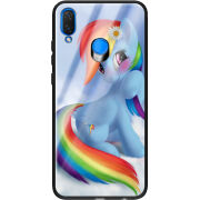 Защитный чехол BoxFace Glossy Panel Huawei P Smart Plus My Little Pony Rainbow Dash