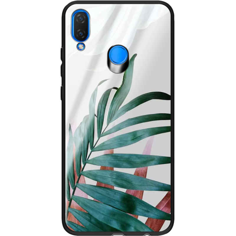 Защитный чехол BoxFace Glossy Panel Huawei P Smart Plus Leaf