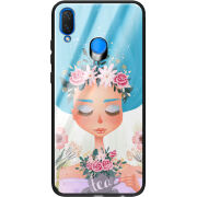 Защитный чехол BoxFace Glossy Panel Huawei P Smart Plus Tea Girl