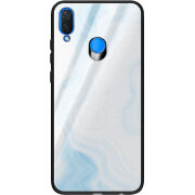 Защитный чехол BoxFace Glossy Panel Huawei P Smart Plus Light Marble