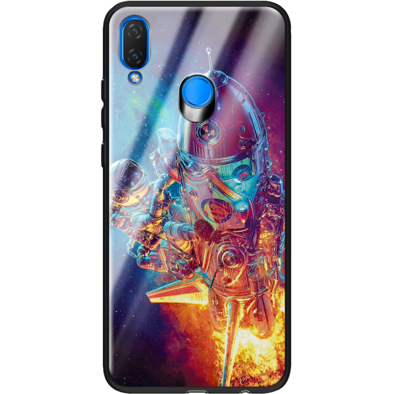 Защитный чехол BoxFace Glossy Panel Huawei P Smart Plus Astronaut in Space