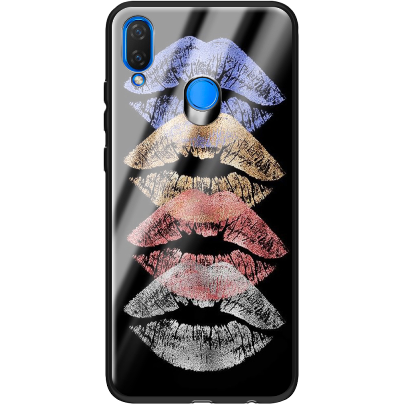 Защитный чехол BoxFace Glossy Panel Huawei P Smart Plus Lips