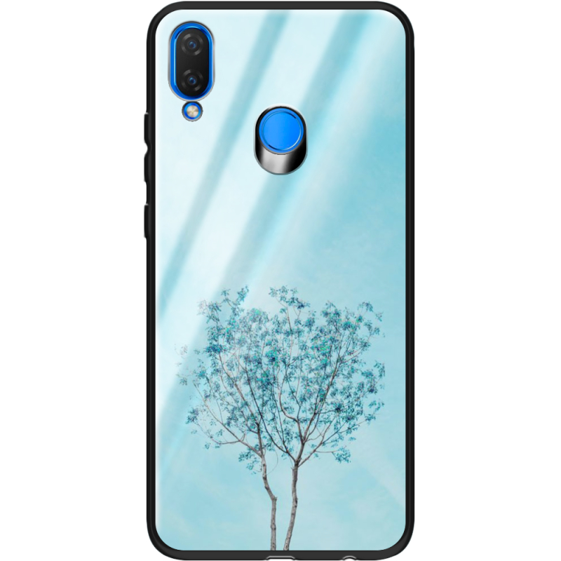 Защитный чехол BoxFace Glossy Panel Huawei P Smart Plus Blue Tree