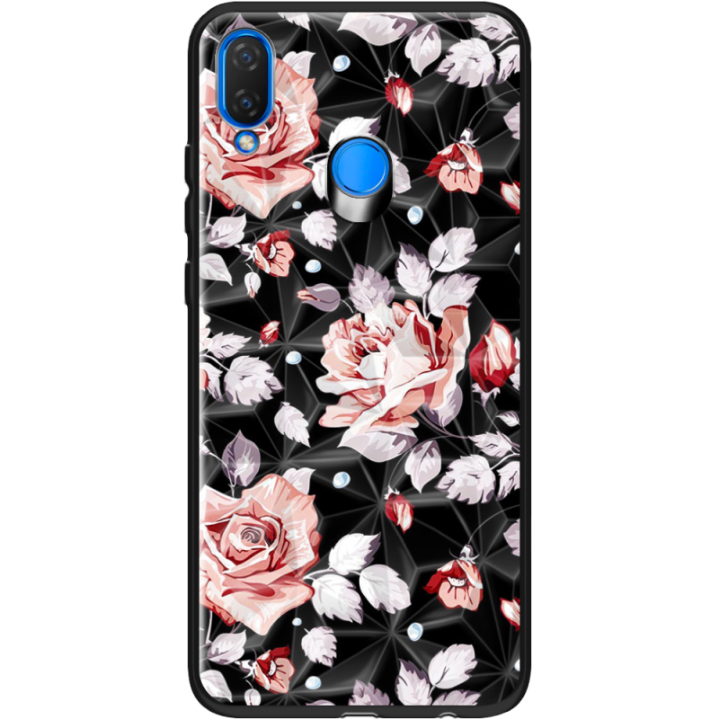 Чехол Prizma Uprint Huawei P Smart Plus Roses on Black