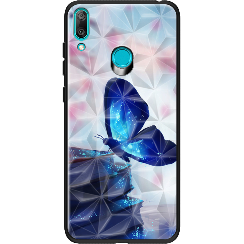 Чехол Prizma Uprint Huawei Y7 2019 Blue Butterfly