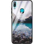 Защитный чехол BoxFace Glossy Panel Huawei Y7 2019 Blue Lake