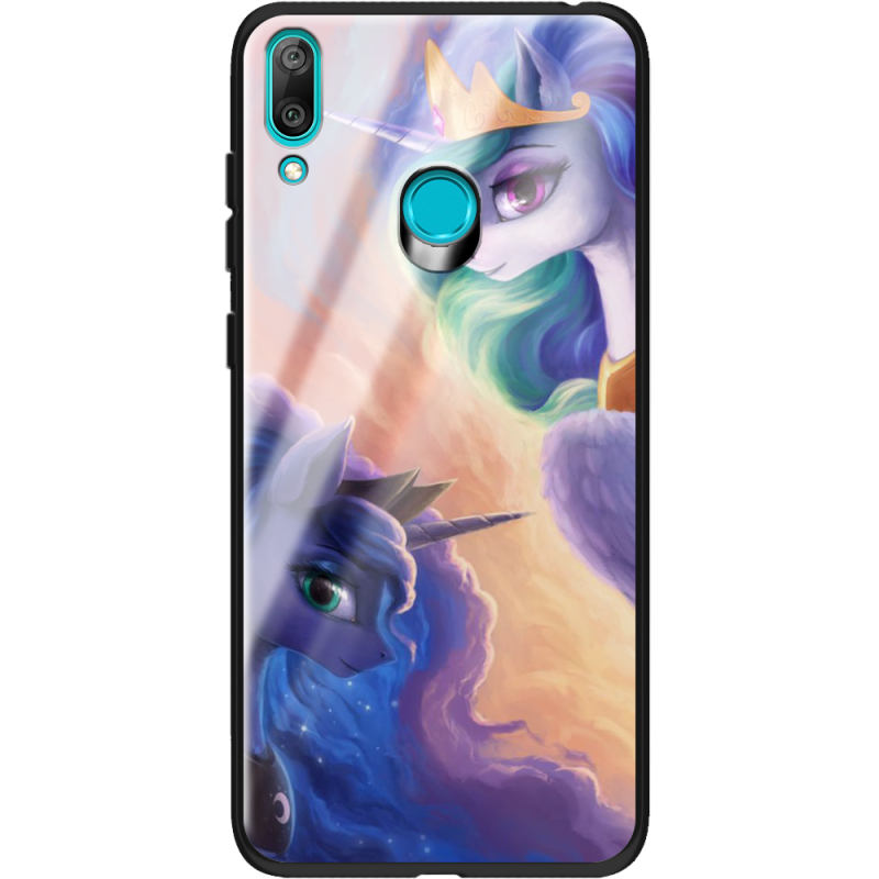 Защитный чехол BoxFace Glossy Panel Huawei Y7 2019 My Little Pony Rarity  Princess Luna