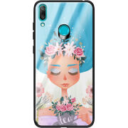 Защитный чехол BoxFace Glossy Panel Huawei Y7 2019 Tea Girl