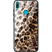 Защитный чехол BoxFace Glossy Panel Huawei Y7 2019 Leopard Fur