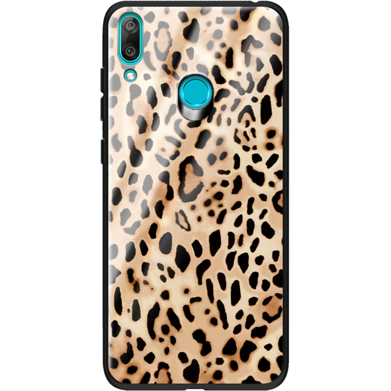 Защитный чехол BoxFace Glossy Panel Huawei Y7 2019 Leopard Print