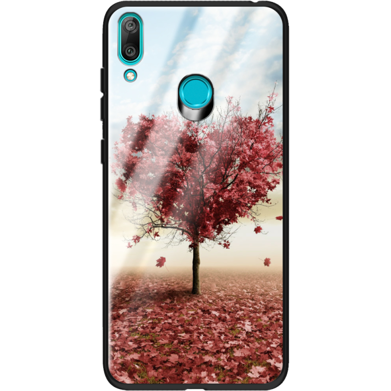 Защитный чехол BoxFace Glossy Panel Huawei Y7 2019 Tree of Love