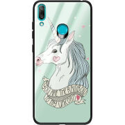 Защитный чехол BoxFace Glossy Panel Huawei Y7 2019 My Unicorn