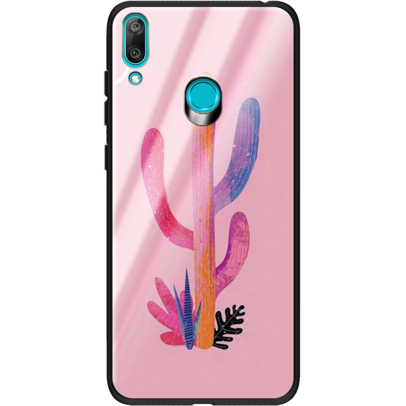 Защитный чехол BoxFace Glossy Panel Huawei Y7 2019 Pink Desert