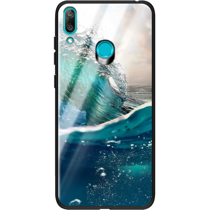 Защитный чехол BoxFace Glossy Panel Huawei Y7 2019 Waterwave