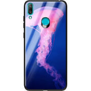 Защитный чехол BoxFace Glossy Panel Huawei Y7 2019 Jellyfish