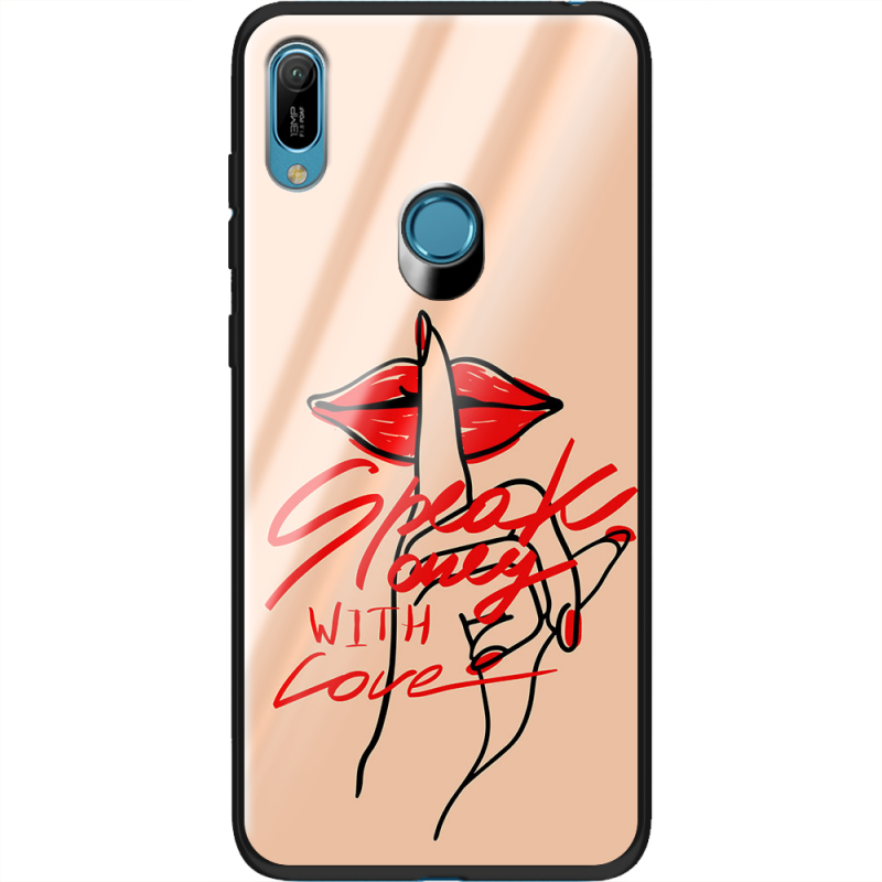 Защитный чехол BoxFace Glossy Panel Huawei Y6 Prime 2019 Speak Only Whith Love